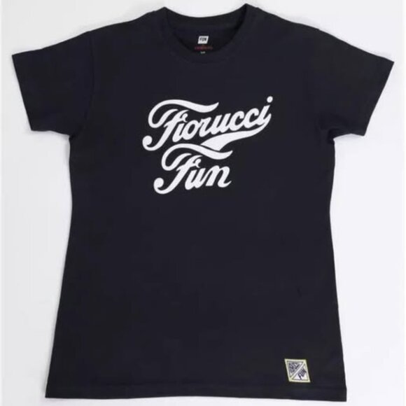 NWT ELIO FIORUCCI Fun Tee Black Medium Italy Fashion Designer - Picture 1 of 6